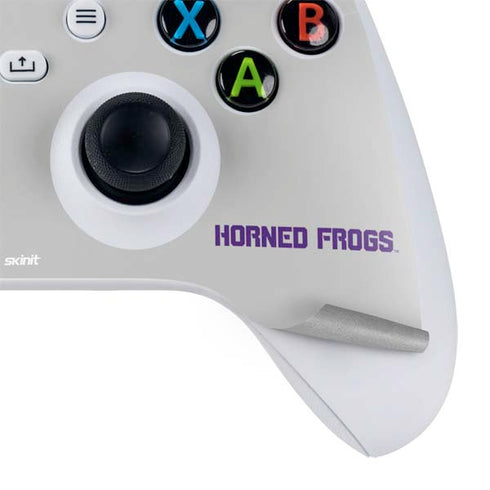 Texas Christian University Horned Frogs Logo Print Xbox Series S Controller Skin